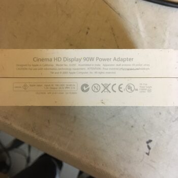 Apple Cinema HD Display 90W Power Adapter A1097 for Apple 23'' DVI Cinema HD