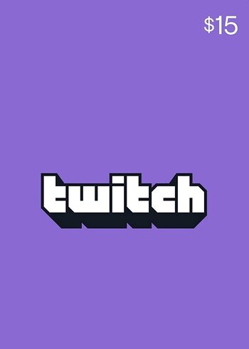 Twitch Gift Card 15 USD Key | Buy cheaper | US