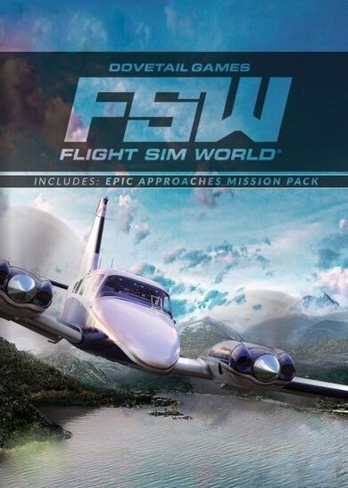 E-shop Flight Sim World + Epic Approaches Mission Pack Steam Key GLOBAL