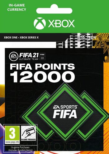 FIFA 21 - 12000 FUT Points (Xbox One) Xbox Live Klucz EUROPE