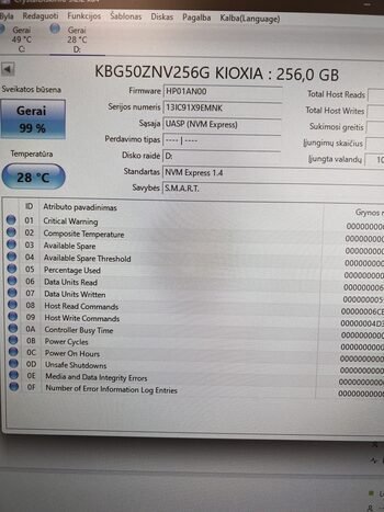 Buy Kioxia 256GB SSD KBG50ZNV256G