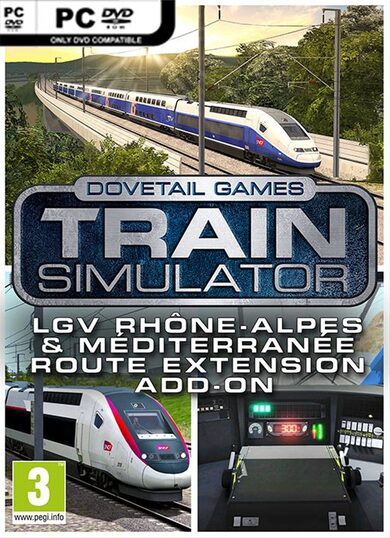 E-shop Train Simulator: LGV Rhône-Alpes & Méditerranée Route Extension (DLC) (PC) Steam Key GLOBAL