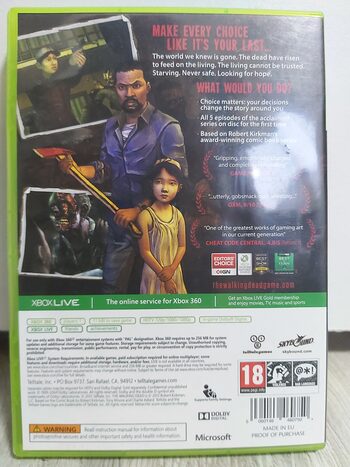 The Walking Dead: Season 1 Xbox 360