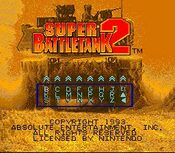 Super Battletank 2 SNES