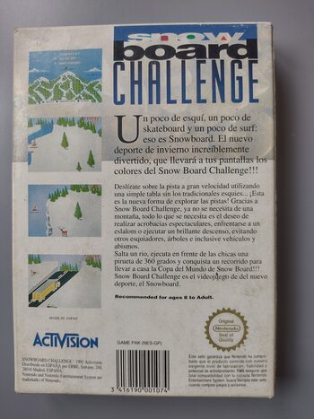 Snowboard Challenge NES