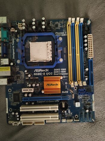 ASRock N68C-S UCC NVIDIA GeForce 7025 Micro ATX DDR3 AM3 1 x PCI-E x16 Slots Motherboard