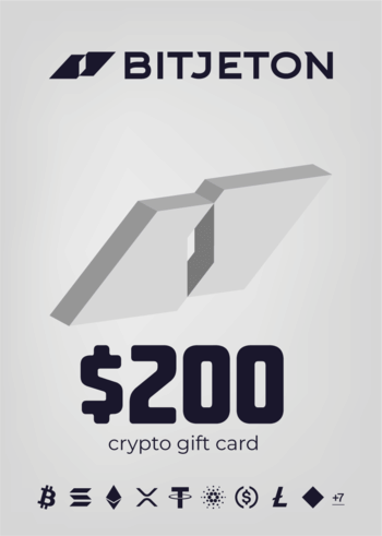 BitJeton Crypto Gift Card 200 USD Key GLOBAL