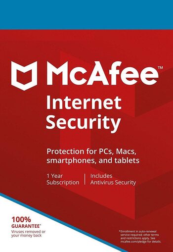 McAfee Internet Security (2024) 10 Devices 1 Year Key GLOBAL