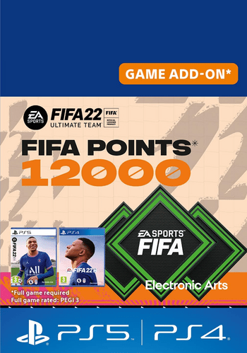 FIFA 22 - 12000 FUT Points (PS4/PS5) PSN Key SAUDI ARABIA