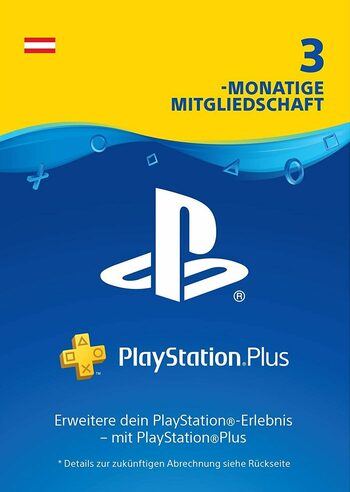 Playstation Plus Card 90 days (AT) PSN Key AUSTRIA
