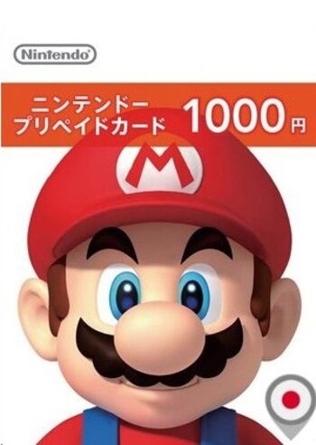 Nintendo eShop Card 1000 JPY Key JAPAN
