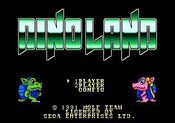 Dino Land SEGA Mega Drive