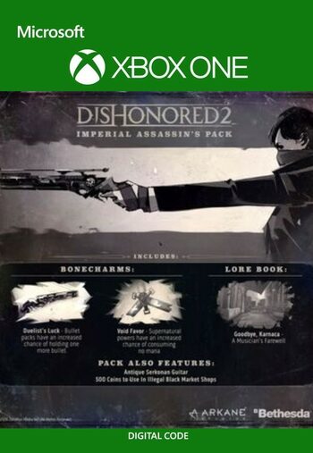 Dishonored 2 Imperial Assassin's Pack (DLC) XBOX LIVE Key GLOBAL