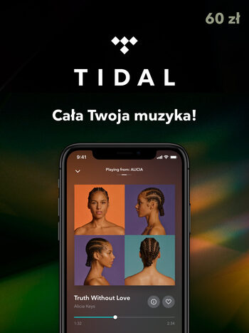 TIDAL Gift Card 60 PLN Key POLAND