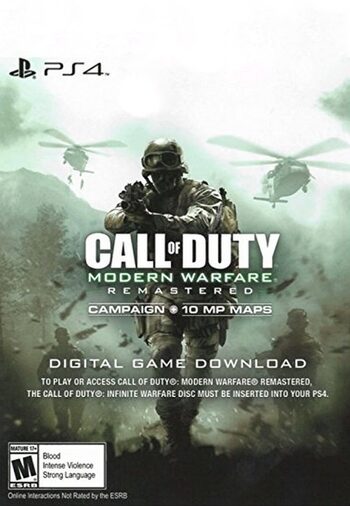 Call of Duty: Modern Warfare Remastered (PS4) PSN Key NORTH AMERICA