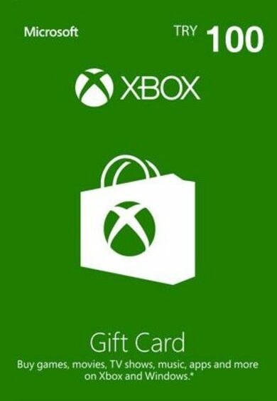 E-shop Xbox Live Gift Card 100 TRY Xbox Live Key TURKEY