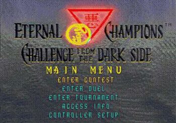 Eternal Champions: Challenge from the Dark Side SEGA CD
