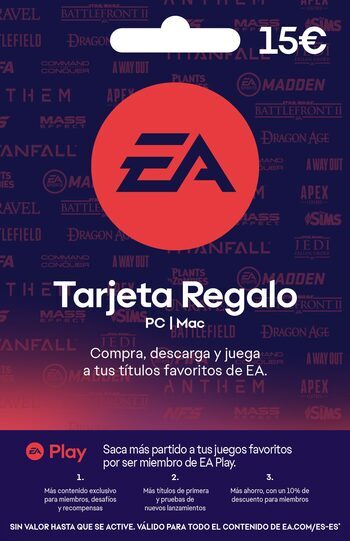 EA Gift Card 15 EUR Key ITALY