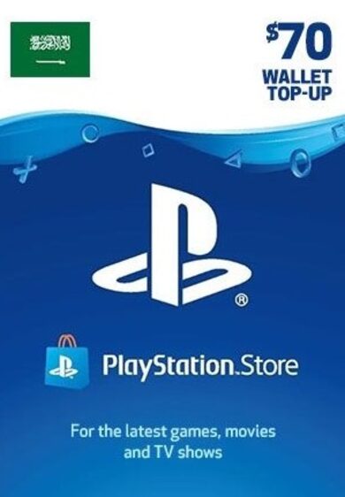 E-shop PlayStation Network Card 70 USD (KSA) PSN Key SAUDI ARABIA