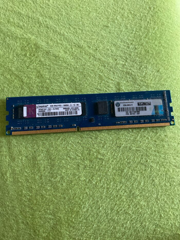 Kingston 2GB 2RX8 PC3-10600U DDR3-1333MHZ