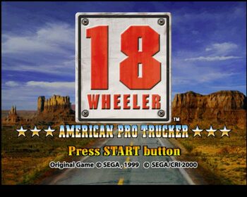 Get 18 Wheeler: American Pro Trucker PlayStation 2