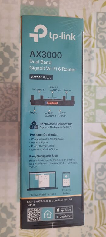 Get Archer AX53 - Router Wi-Fi 6 Gigabit de doble banda AX3000