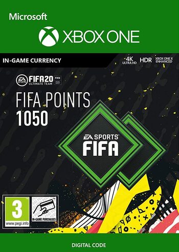 FIFA 20 - 1050 FUT Points (Xbox One) Xbox Live Klucz GLOBAL