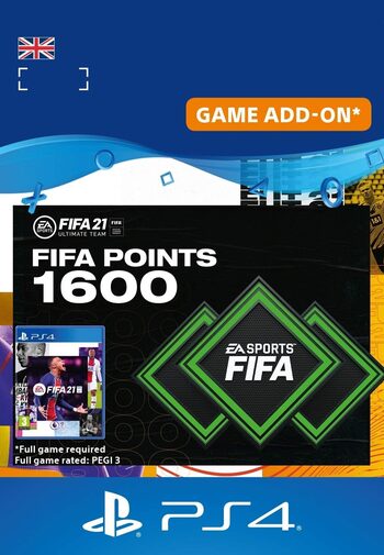 FIFA 21 - 1600 FUT Points (PS4) PSN Key UNITED KINGDOM