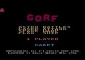 Redeem Gorf Atari 2600