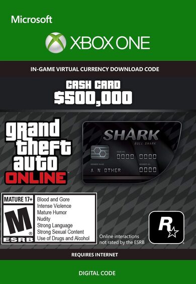 E-shop Grand Theft Auto Online: Bull Shark Cash Card (Xbox One) Xbox Live Key GLOBAL