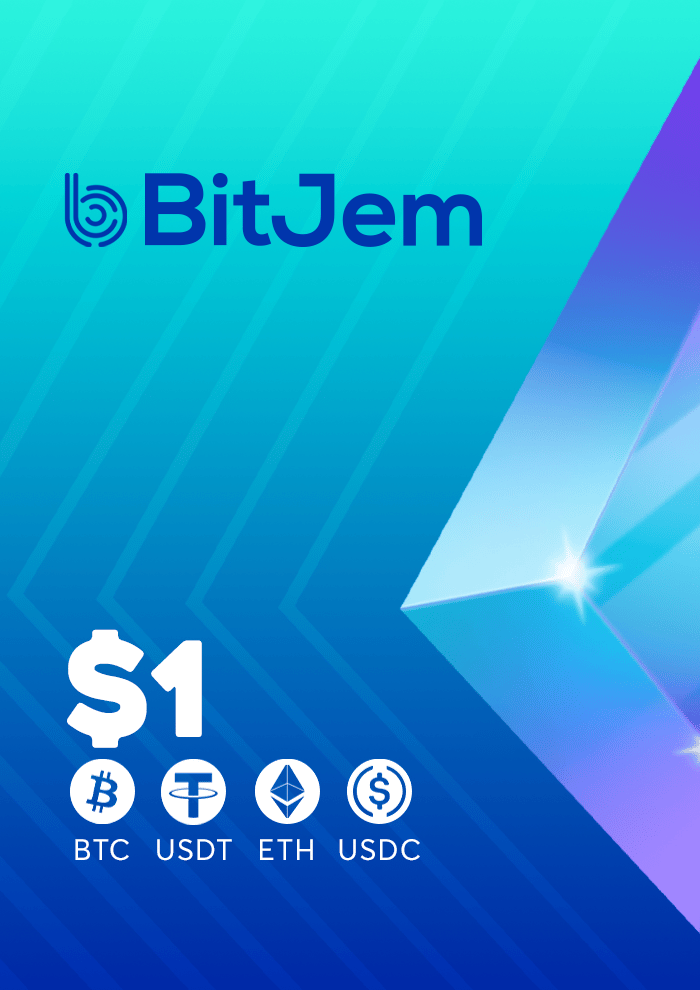 Buy BitJem Crypto Gift Card Key Cheaper!