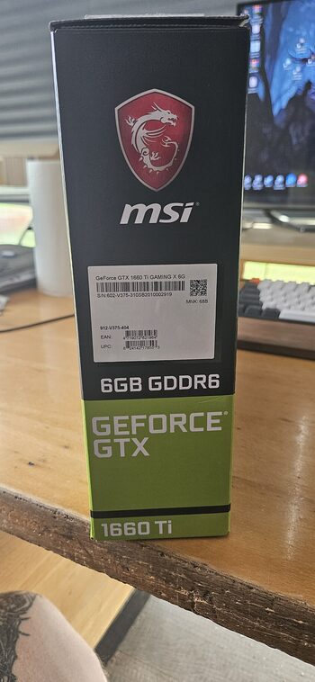 MSI GeForce GTX 1660 Ti 6 GB 1500-1875 Mhz PCIe x16 GPU