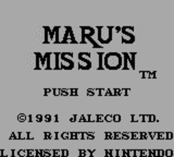 Maru's Mission (1990) Game Boy