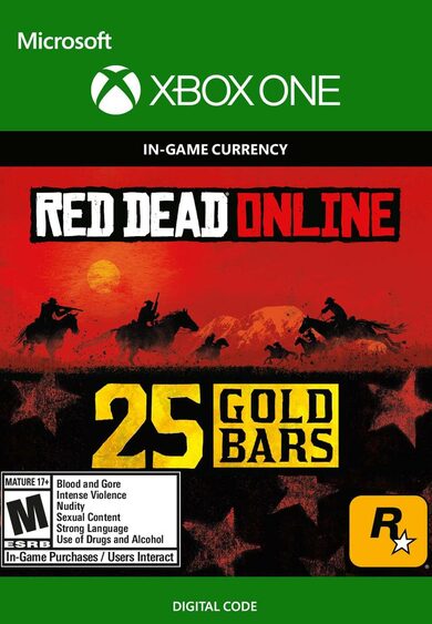 E-shop Red Dead Redemption 2 Online 25 Gold Bars (Xbox One) Xbox Live Key GLOBAL