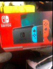 nintendo switch with fifa 21 and peaky blinders