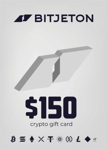 BitJeton Crypto Gift Card 150 USD Key GLOBAL