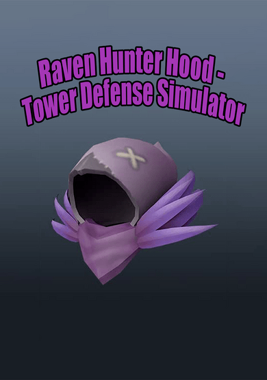 Roblox - Raven Hunter Hood - Tower Defense Simulator (DLC) Official Website Key GLOBAL