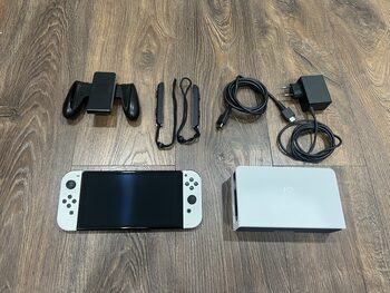 Nintendo Switch OLED, White, 64GB/4 Nauji neispakuoti žaidimai