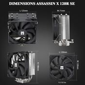 Get NAUJAS! CPU aušintuvas: Thermalright Assassin X 120 SE CPU Air Cooler