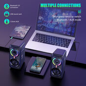 Buy  Onikuma L6 Black gaming speakers (žaidimų garso kolonėlės)