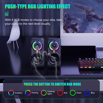 Onikuma L6 Black gaming speakers (žaidimų garso kolonėlės) for sale