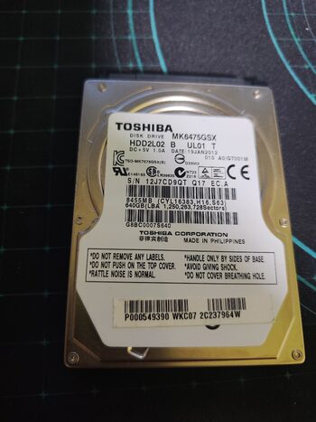 Toshiba 640GB HDD