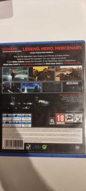 METAL GEAR SOLID V: GROUND ZEROES PlayStation 4