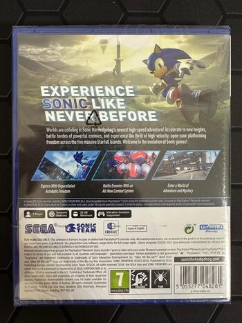 Sonic Frontiers PlayStation 5