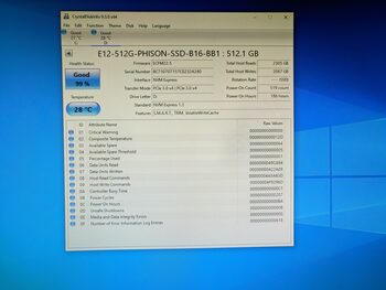 Phison Ps5012-e12 512gb Nvme SSD