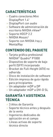 Redeem Nvidia Quadro P1000 4GB GDDR5 Gráfica Pro