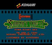 Castlevania II: Simon's Quest (1987) NES