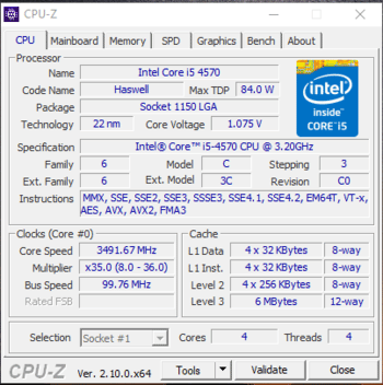 Buy Intel Core i5-4570 3.2 GHz LGA1150 Quad-Core CPU