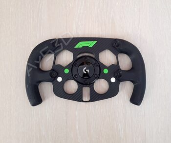 MOD Fórmula 1 con Logo F1 color verde lima para Volante Logitech G29 y G923 Ps