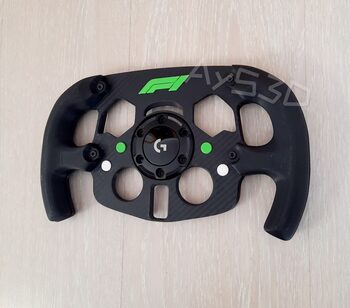 Get MOD Fórmula 1 con Logo F1 color verde lima para Volante Logitech G29 y G923 Ps